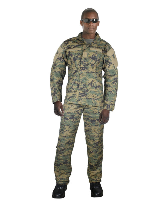 Men's Army Combat Uniform Shirt, Acu Digital Camo, Small
