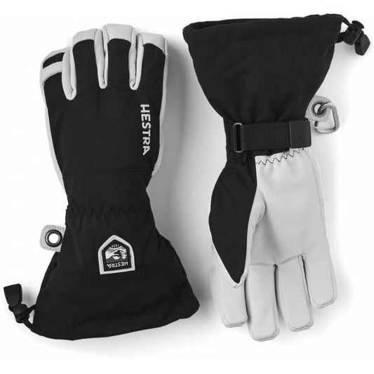 Men's Army Leather Heli Ski Glove, Black, 9